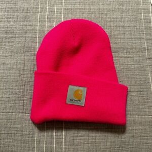 Hot Pink Carhartt Adult Size Cuffed Knit Beanie Hat